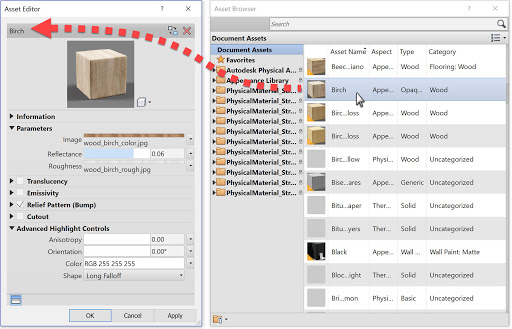 Materiali avanzati in Revit