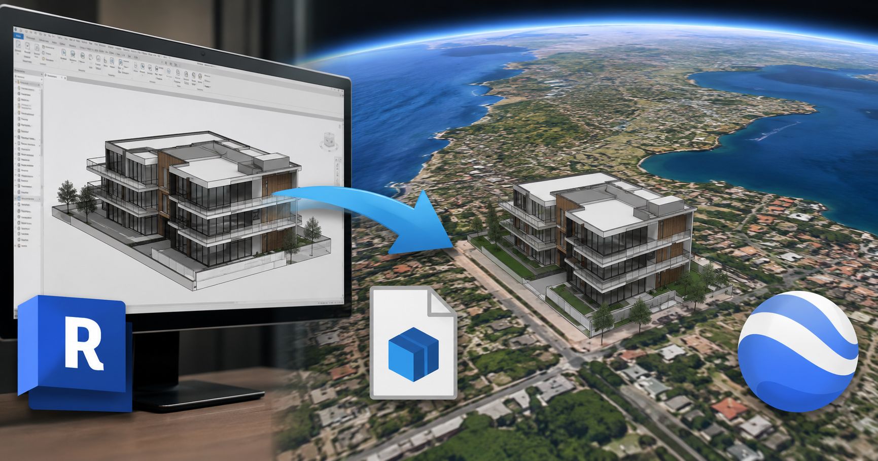 Come esportare un modello Revit e vederlo su Google Earth